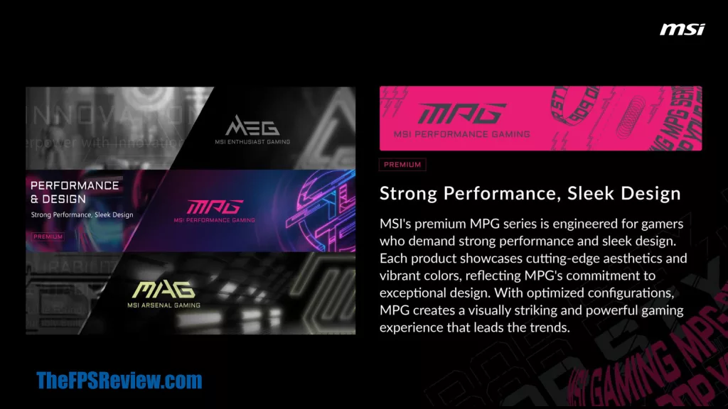 MSI B850I EDGE TI WIFI Motherboard Press Deck