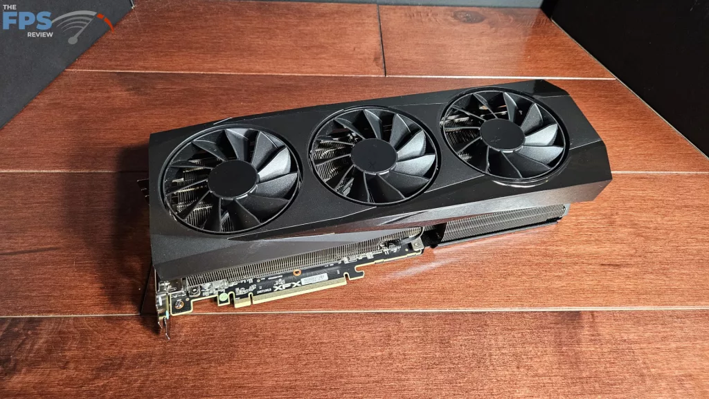 XFX QuickSilver AMD Radeon RX 9070 OC Gaming Edition: card top