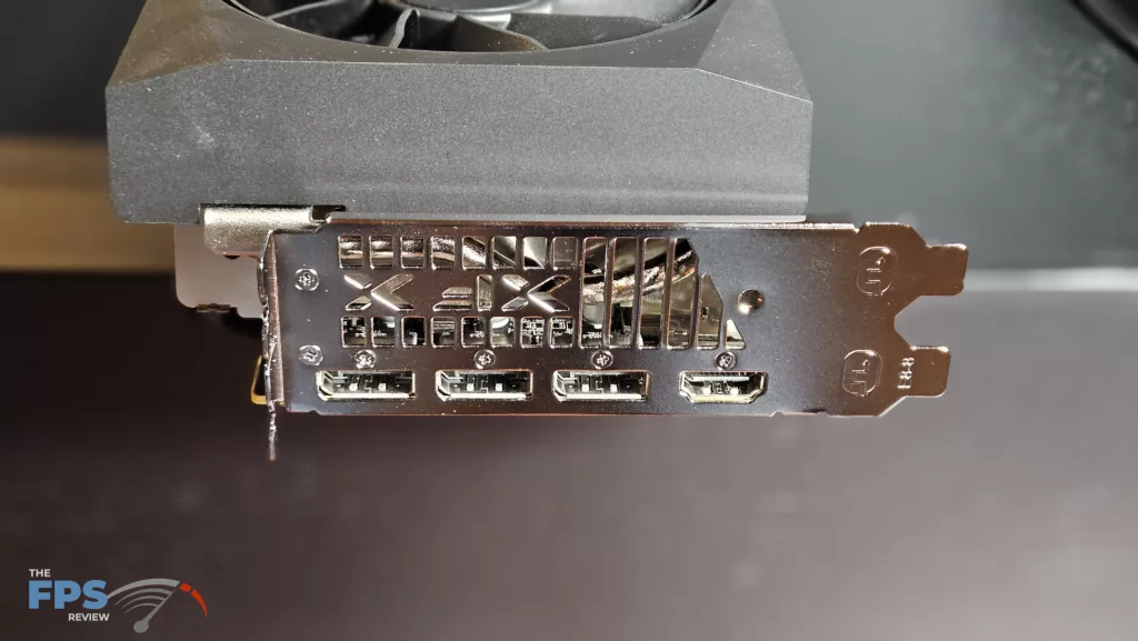XFX QuickSilver AMD Radeon RX 9070 OC Gaming Edition: front I/O