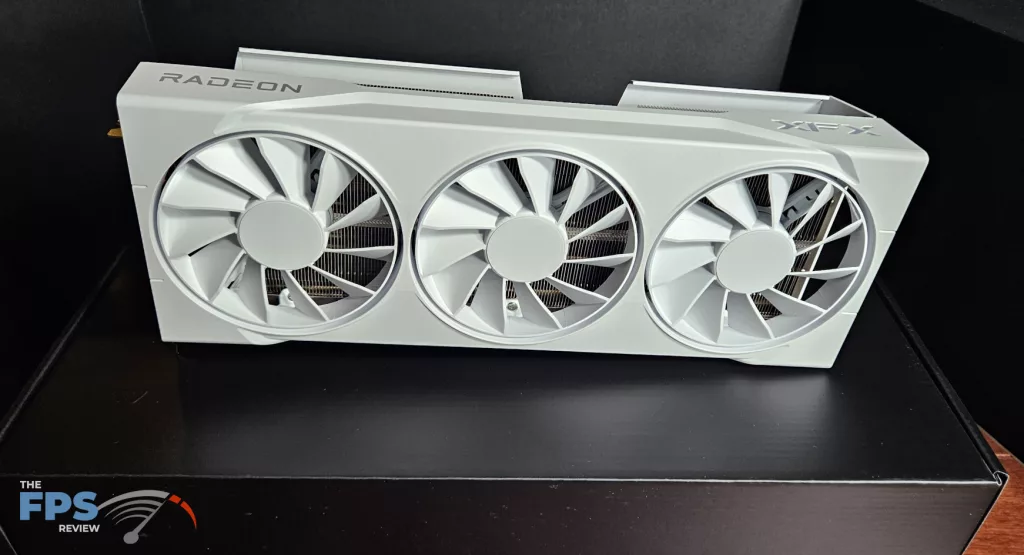 XFX Swift AMD Radeon RX 9070 XT White Gaming Edition: card front