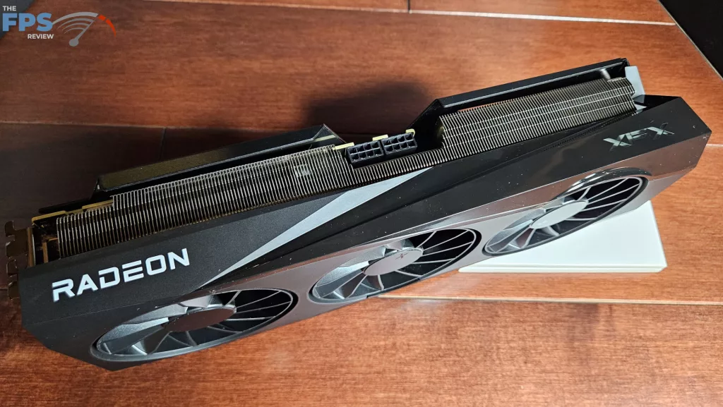 XFX QuickSilver AMD Radeon RX 9070 OC Gaming Edition: card standing
