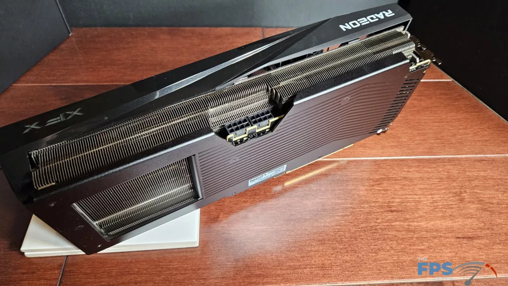 XFX QuickSilver AMD Radeon RX 9070 OC Gaming Edition: card standing