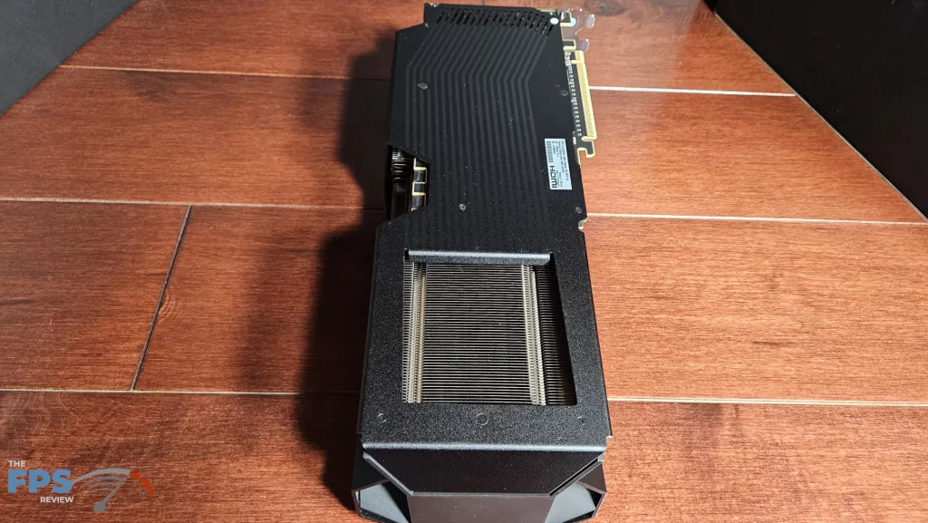 XFX QuickSilver AMD Radeon RX 9070 OC Gaming Edition: backplate