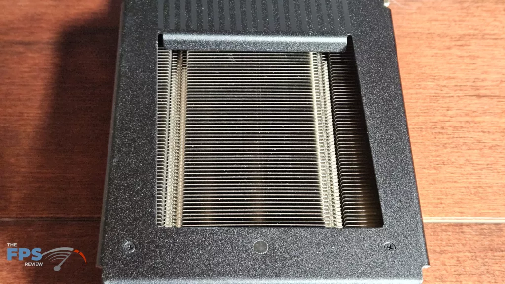 XFX QuickSilver AMD Radeon RX 9070 OC Gaming Edition: backplate cutout