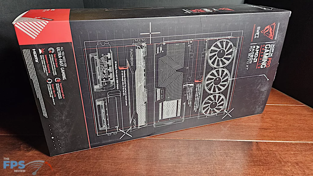 XFX Swift AMD Radeon RX 9070 XT White Gaming Edition: box