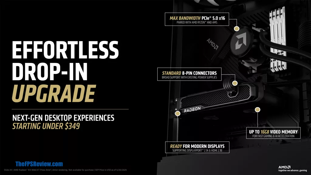 AMD Radeon RX 9060 XT Press Deck