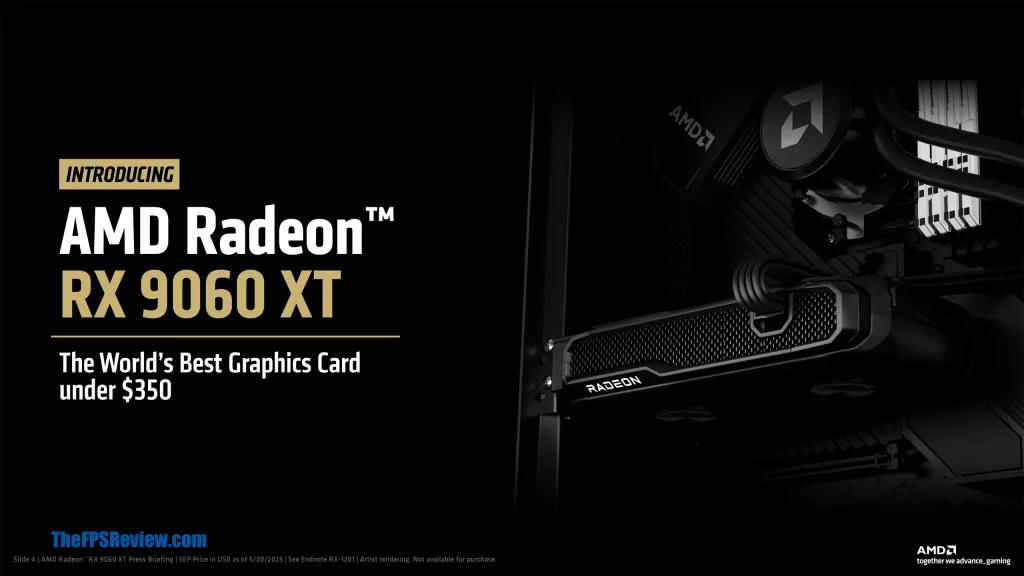 AMD Radeon RX 9060 XT Press Deck