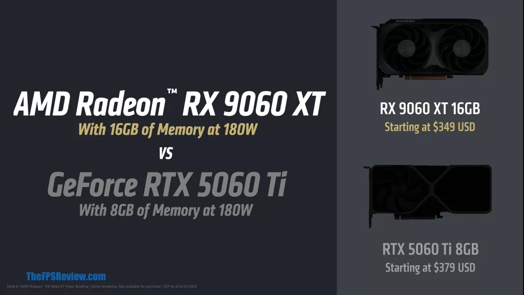 AMD Radeon RX 9060 XT Press Deck