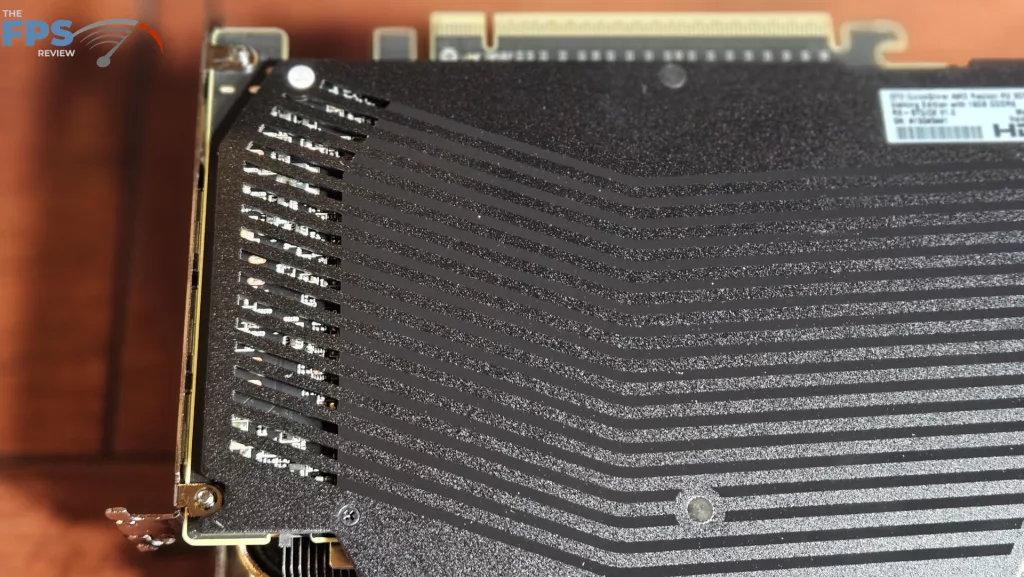 XFX QuickSilver AMD Radeon RX 9070 OC Gaming Edition: back front slots