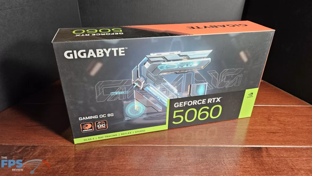 GIGABYTE GeForce RTX 5060 GAMING OC 8G: box front