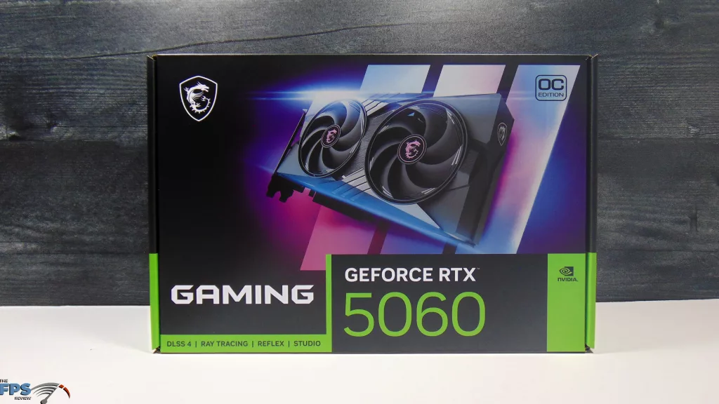MSI GeForce RTX 5060 8G GAMING OC Box Front