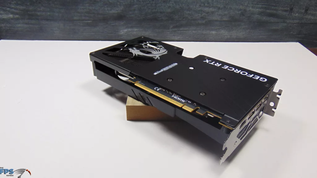 MSI GeForce RTX 5060 8G GAMING OC Bottom View Angled