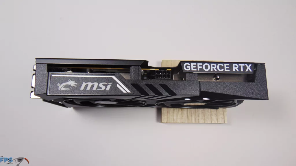 MSI GeForce RTX 5060 8G GAMING OC Top Edge View