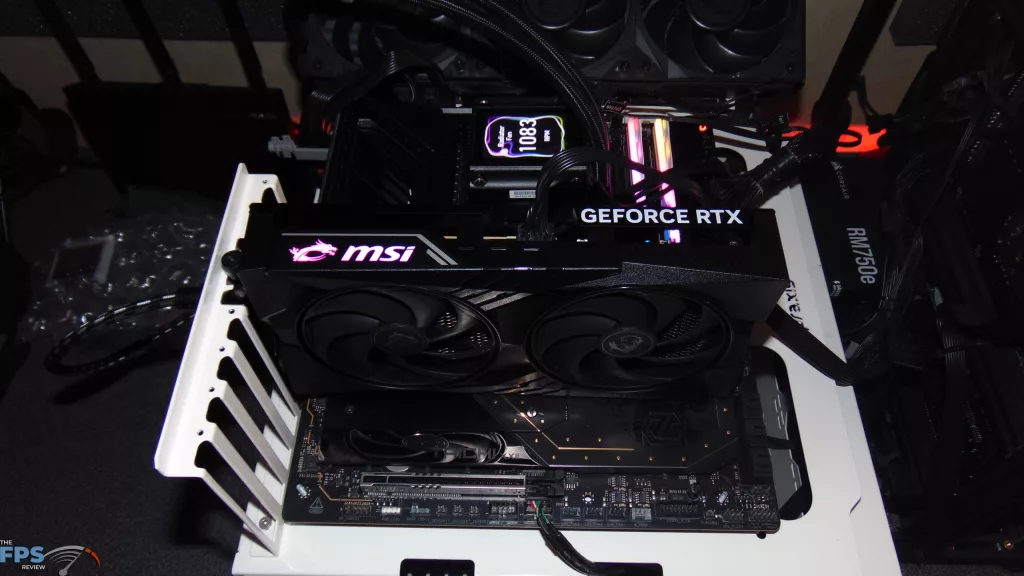 MSI GeForce RTX 5060 8G GAMING OC Installed in Computer RGB