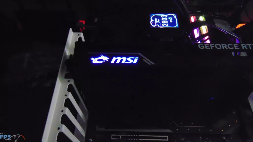 MSI GeForce RTX 5060 8G GAMING OC Installed in Computer RGB