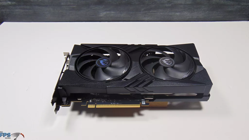 MSI GeForce RTX 5060 8G GAMING OC Top View