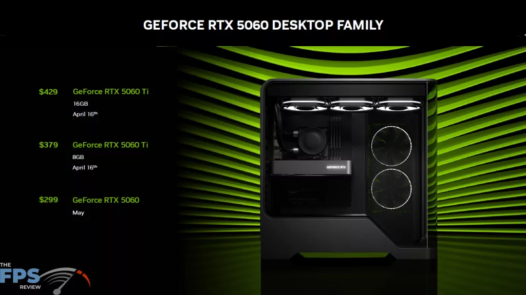 NVIDIA GeForce RTX 5060 Press Deck