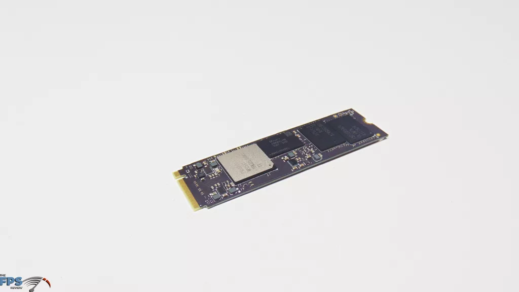 Phison PS5028-E28 Reference Design 2TB PCIe Gen5 M.2 NVMe SSD Top View Closeup Angled