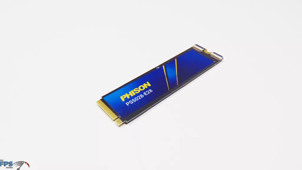 Phison PS5028-E28 Reference Design 2TB PCIe Gen5 M.2 NVMe SSD Bottom View Angled