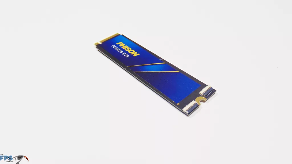 Phison PS5028-E28 Reference Design 2TB PCIe Gen5 M.2 NVMe SSD Bottom View Angled