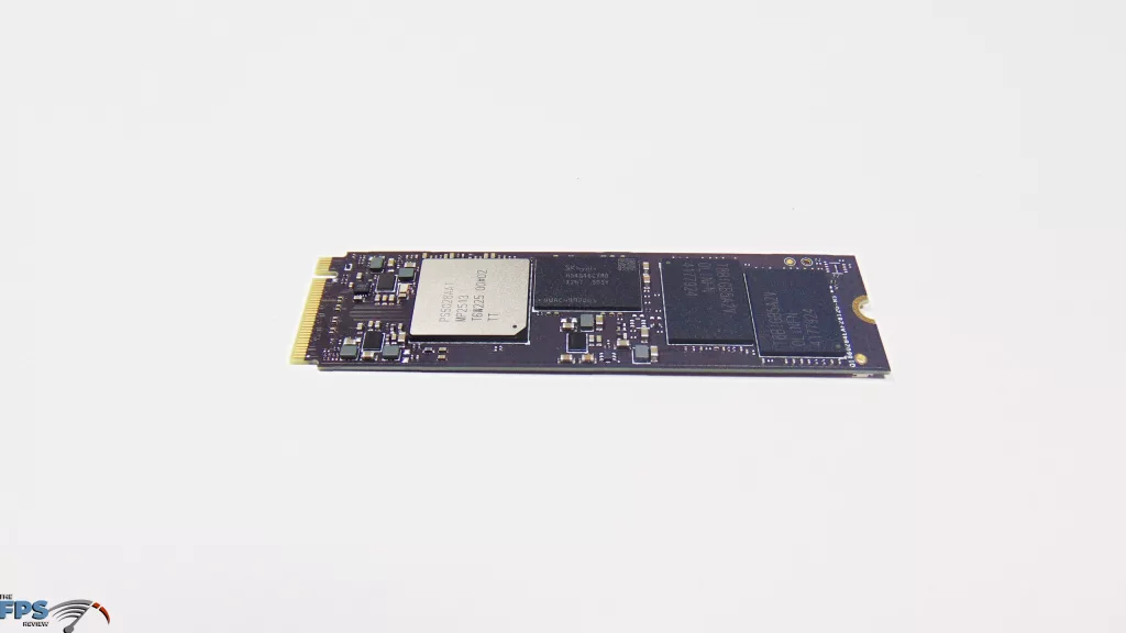 Phison PS5028-E28 Reference Design 2TB PCIe Gen5 M.2 NVMe SSD Top View Closeup