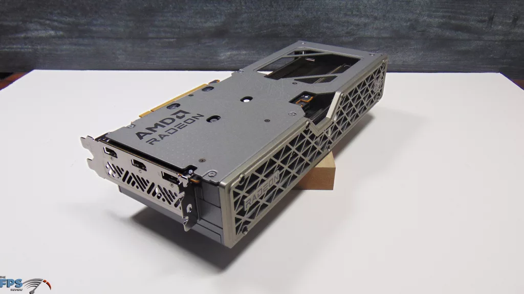 SAPPHIRE NITRO+ AMD Radeon RX 9060 XT Video Card Bottom Angled