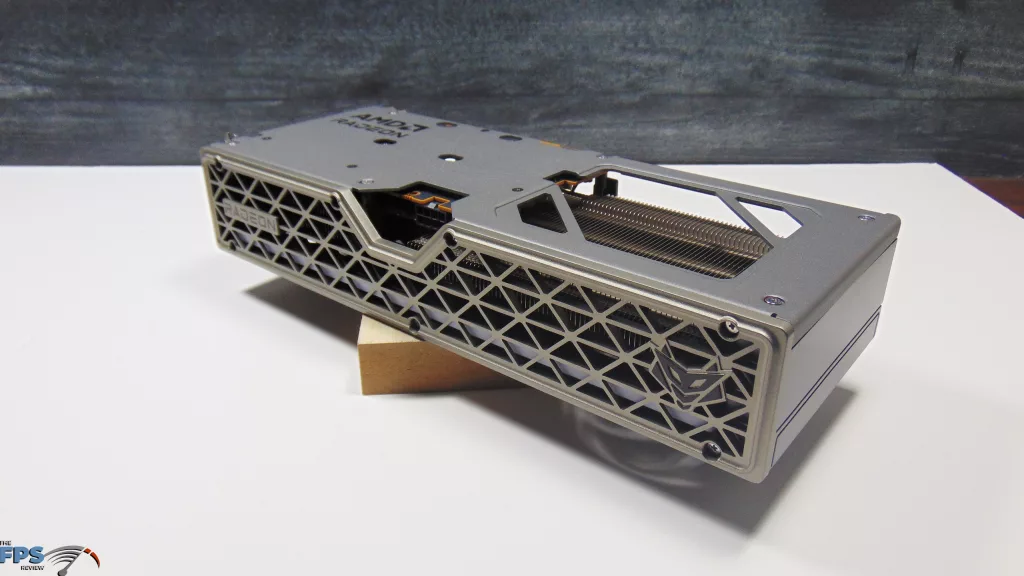 SAPPHIRE NITRO+ AMD Radeon RX 9060 XT Video Card Bottom Angled