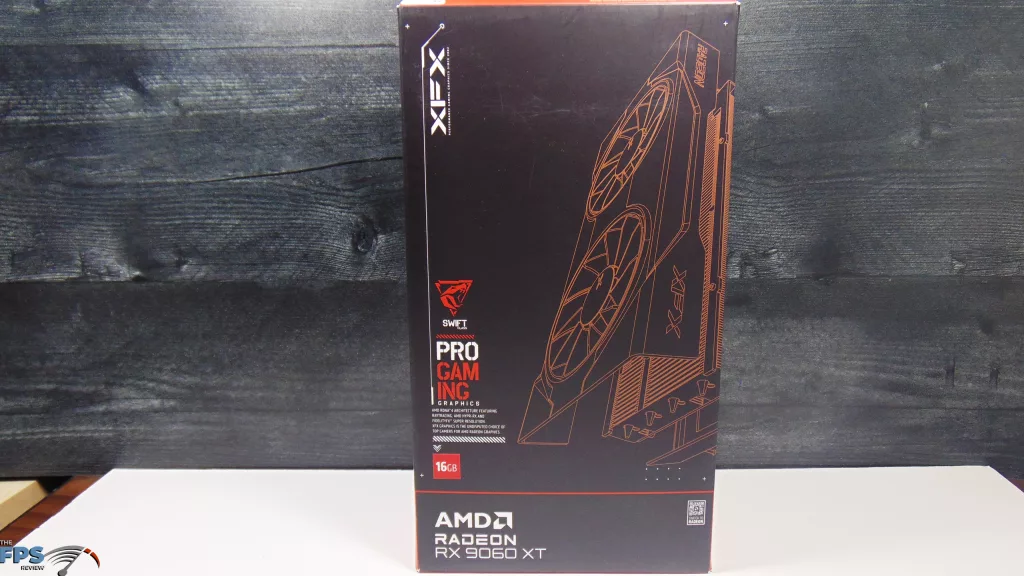 XFX Swift AMD Radeon RX 9060 XT OC Gaming Edition 16GB Box Front