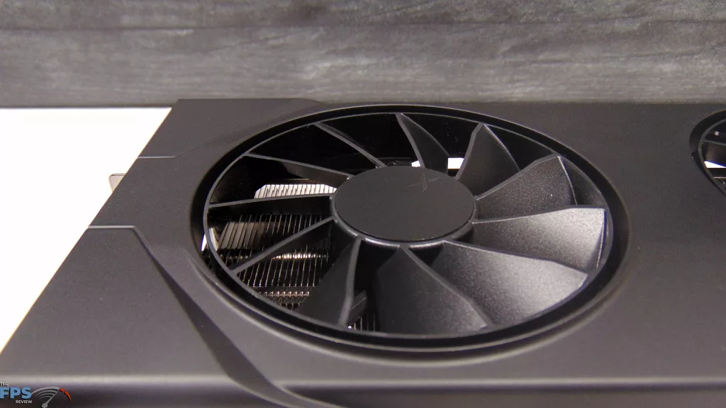 XFX Swift AMD Radeon RX 9060 XT OC Gaming Edition 16GB Card Left Fan