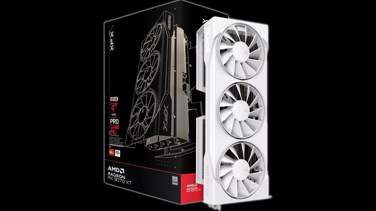 XFX Swift AMD Radeon RX 9070 XT White Triple Fan Gaming