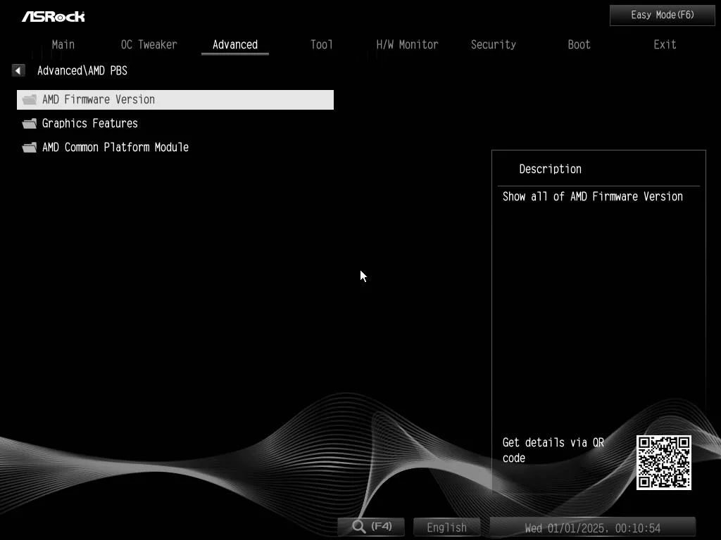 BIOS image