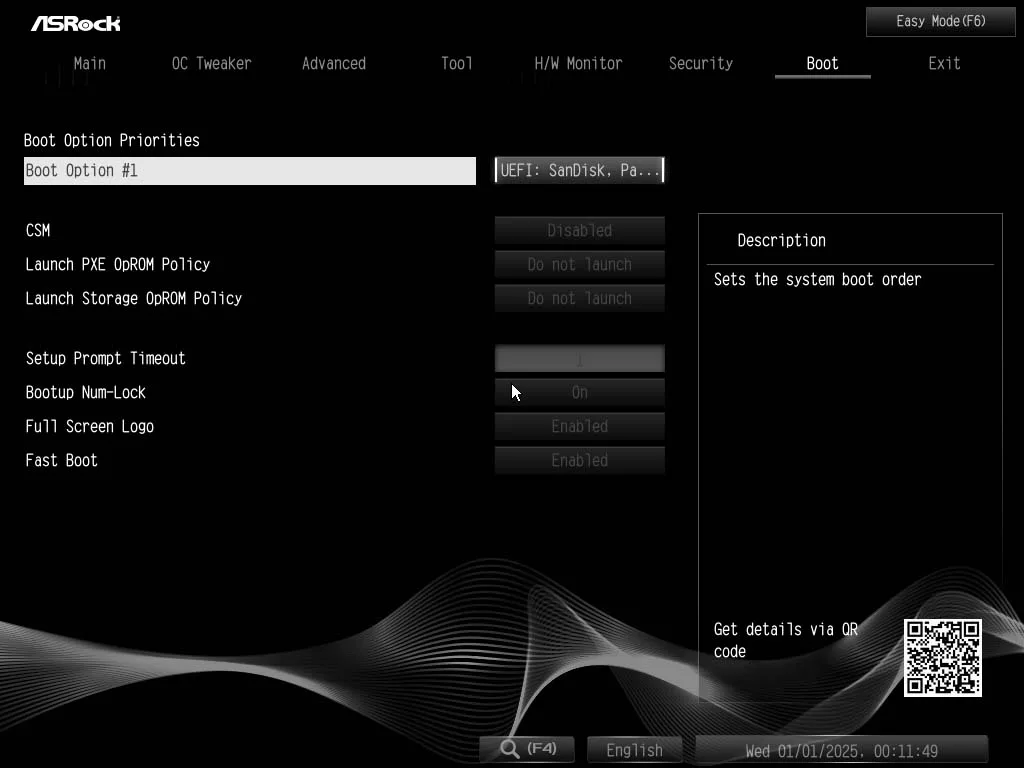BIOS image