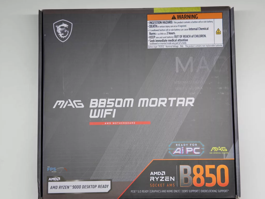 Front of box