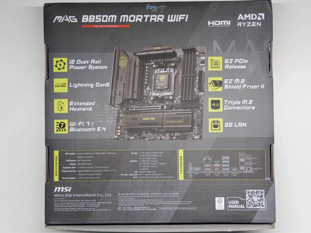 Back of box