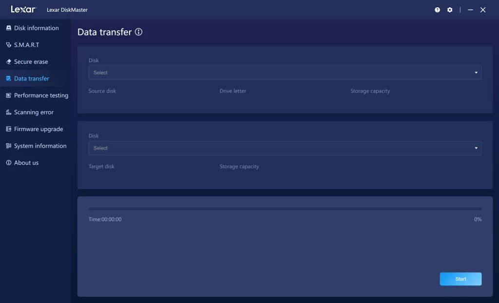 Lexar DiskMaster Screenshot