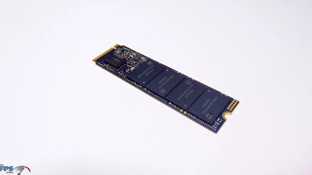 Acer FA200 4TB PCIe Gen4 M.2 NVMe SSD Top View Angled Bare Drive