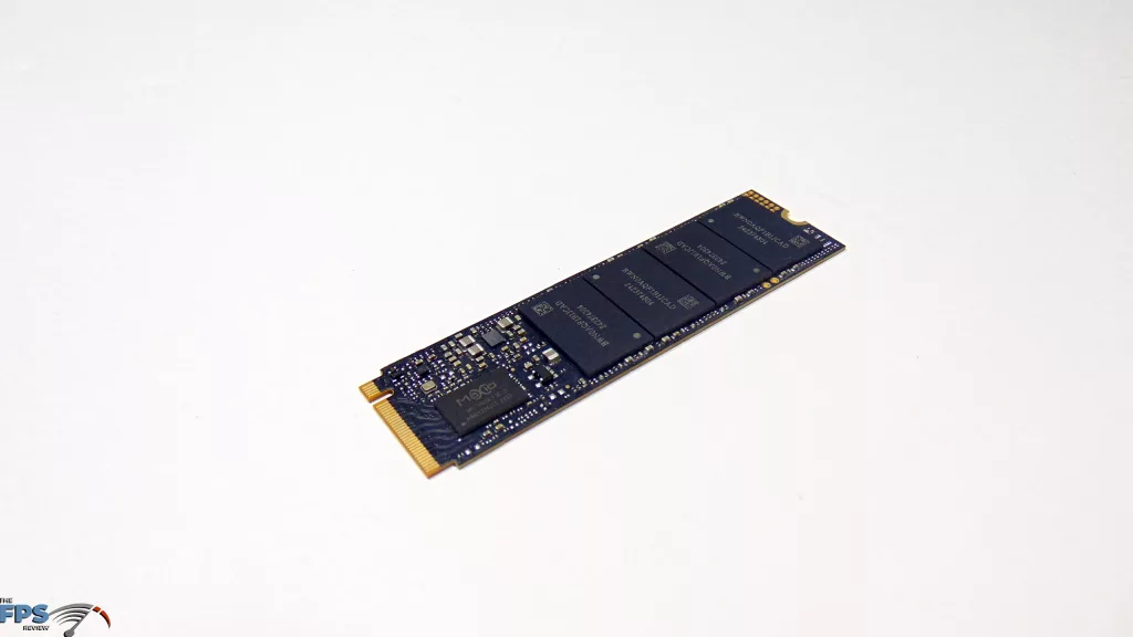 Acer FA200 4TB PCIe Gen4 M.2 NVMe SSD Top View Angled Bare Drive