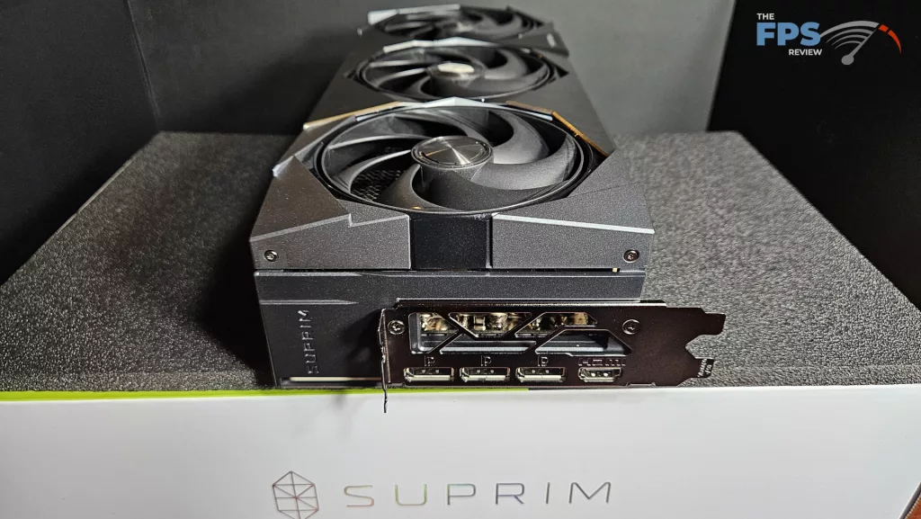 MSI GeForce RTX 5090 32G SUPRIM SOC: card front