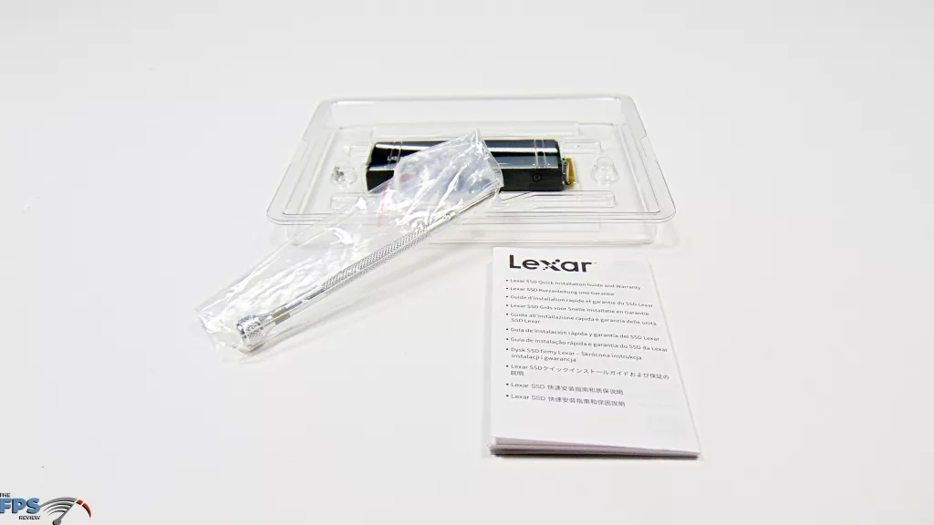 Lexar PLAY 2280 SE 4TB PCIe Gen4 M.2 NVMe SSD Box Contents