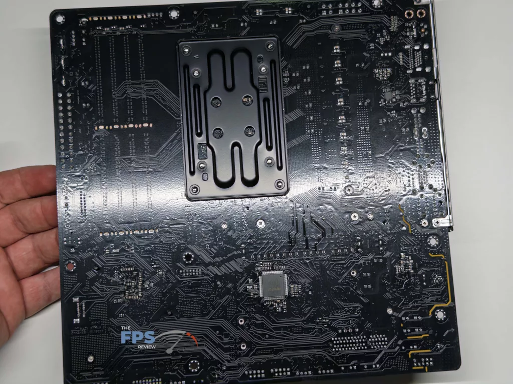 Back of motherboard