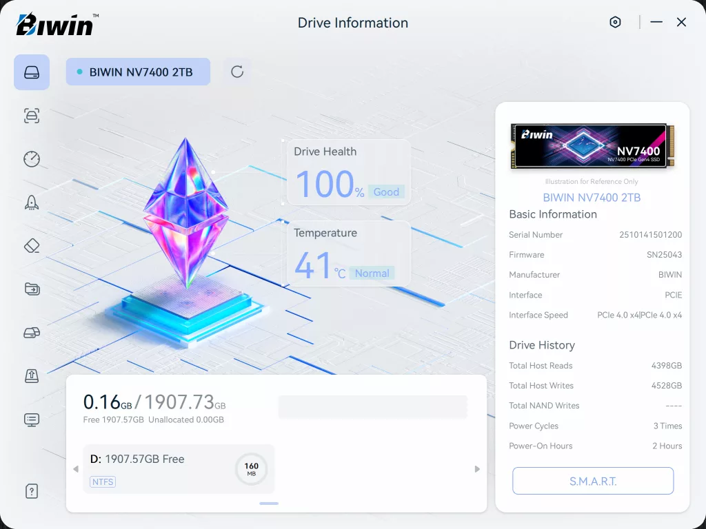 Biwin Intelligence Screenshot