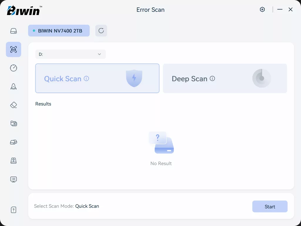 Biwin Intelligence Screenshot