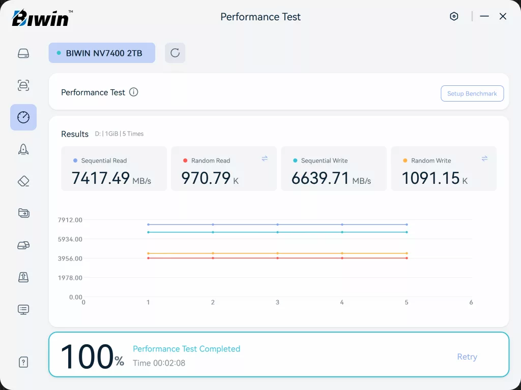 Biwin Intelligence Screenshot