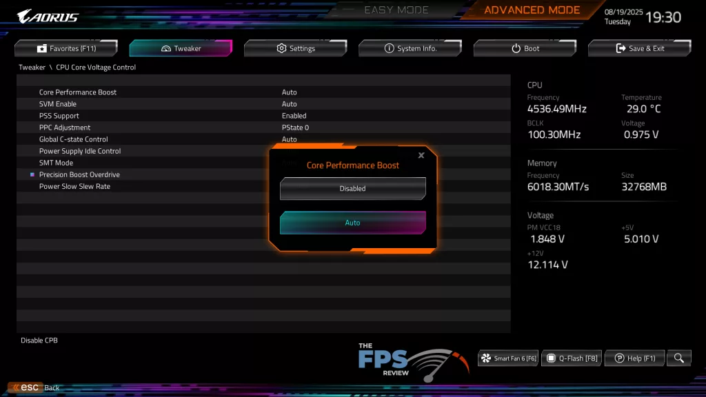GIGABYTE X870E AORUS MASTER: UEFI/BIOS