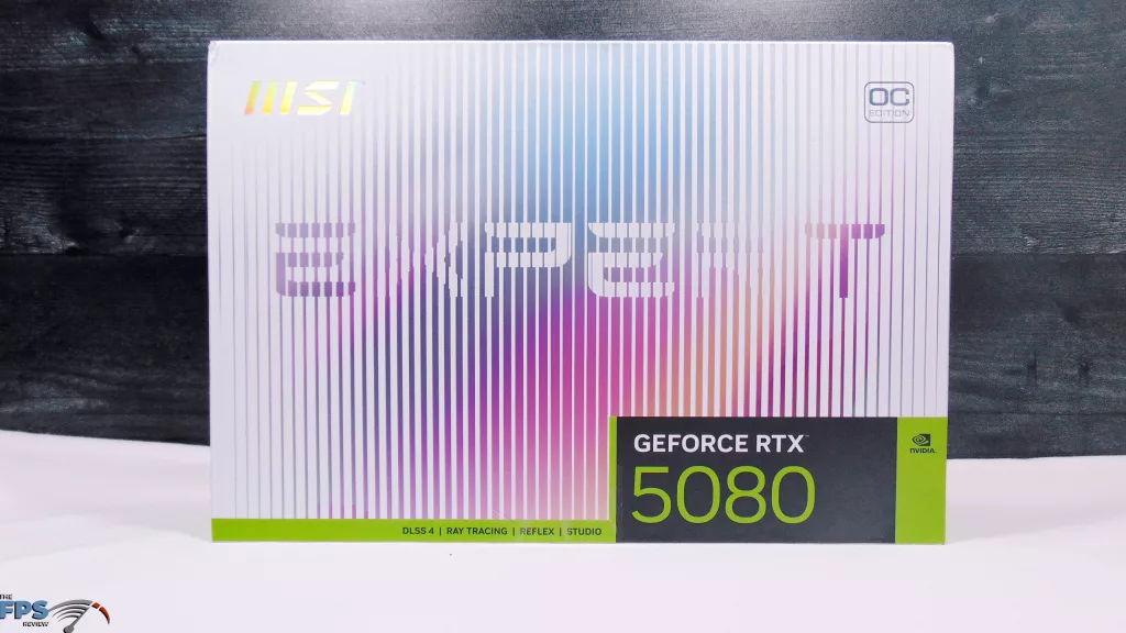 MSI GeForce RTX 5080 16G EXPERT OC Box Front