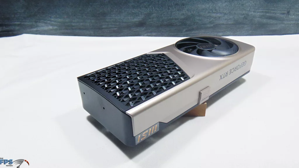 MSI GeForce RTX 5080 16G EXPERT OC Top View Angled