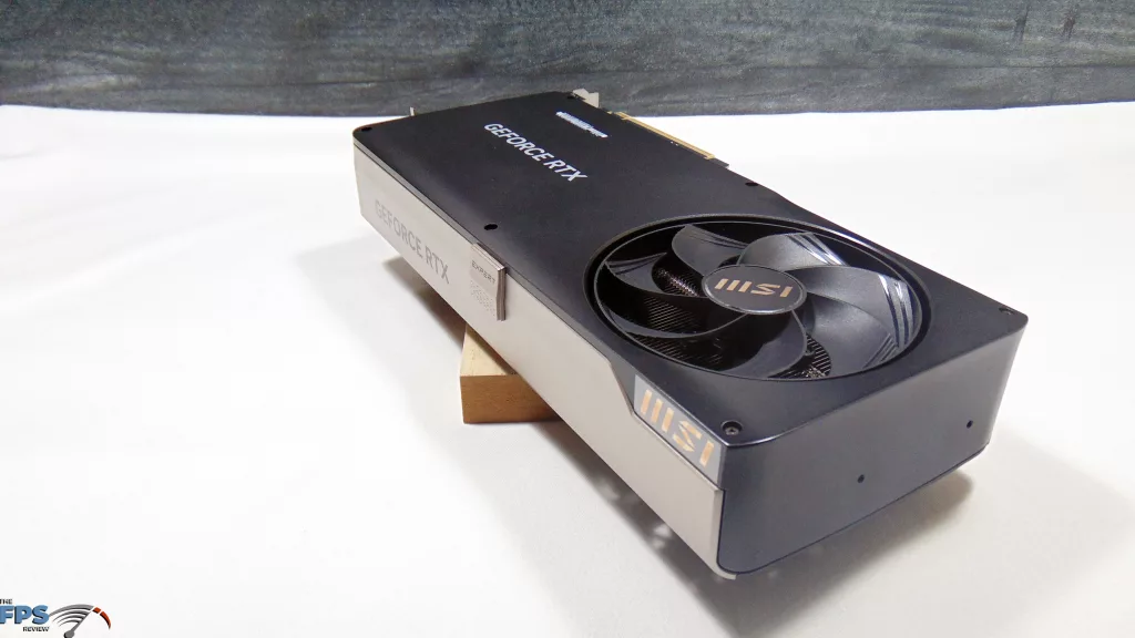 MSI GeForce RTX 5080 16G EXPERT OC Bottom View Angled