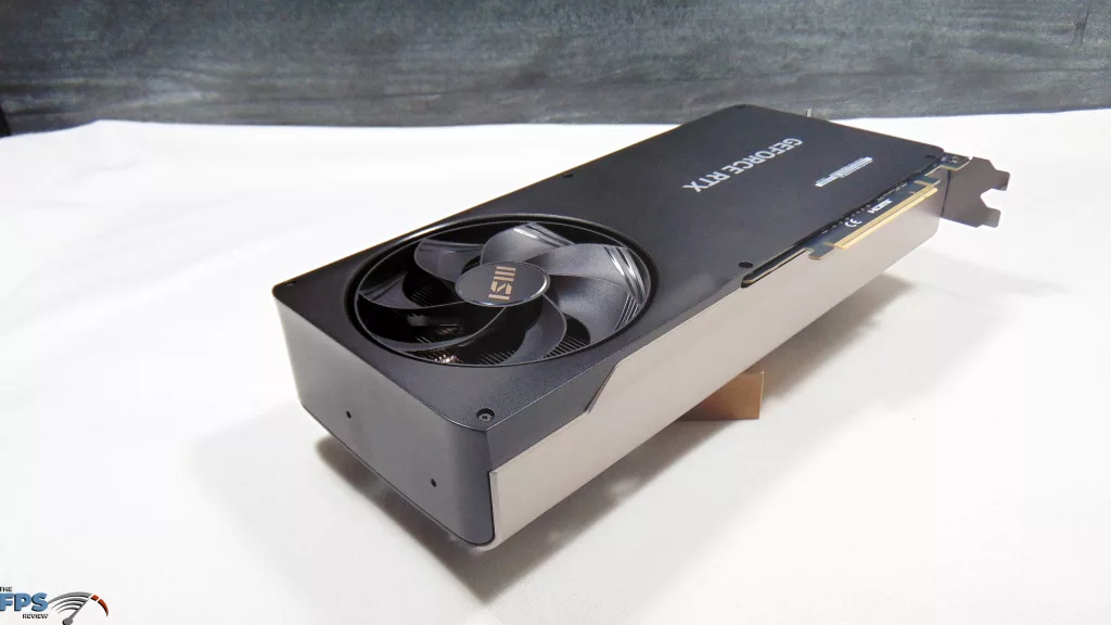 MSI GeForce RTX 5080 16G EXPERT OC Bottom View Angled