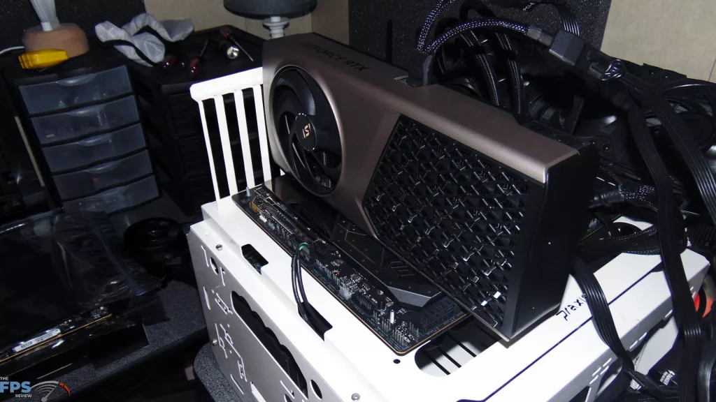 MSI GeForce RTX 5080 16G EXPERT OC Installed in Computer