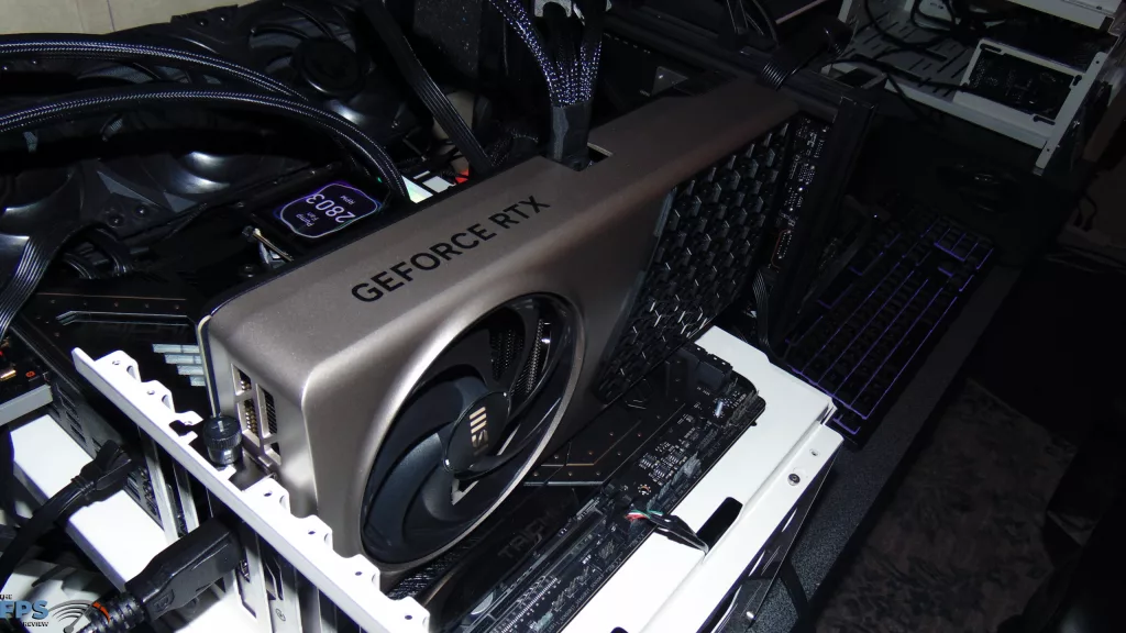 MSI GeForce RTX 5080 16G EXPERT OC Installed in Computer